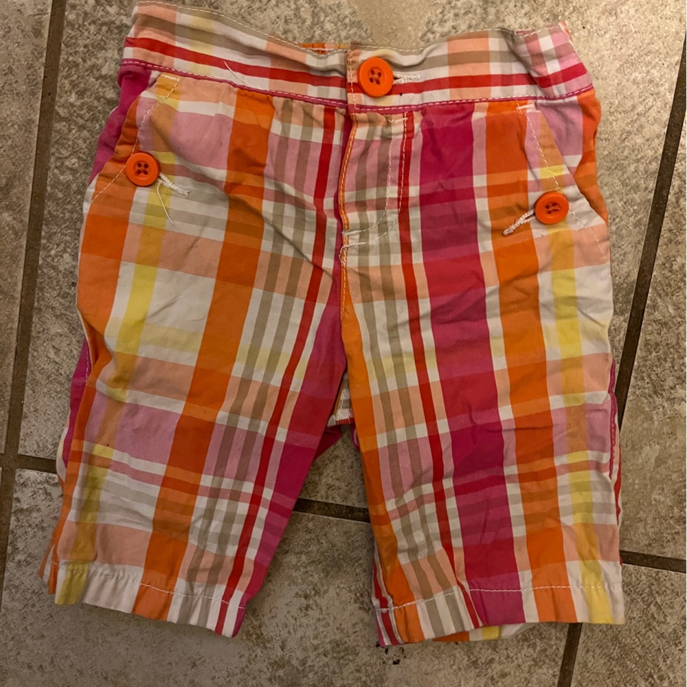 Girls 3T Plaid Bermuda Shorts